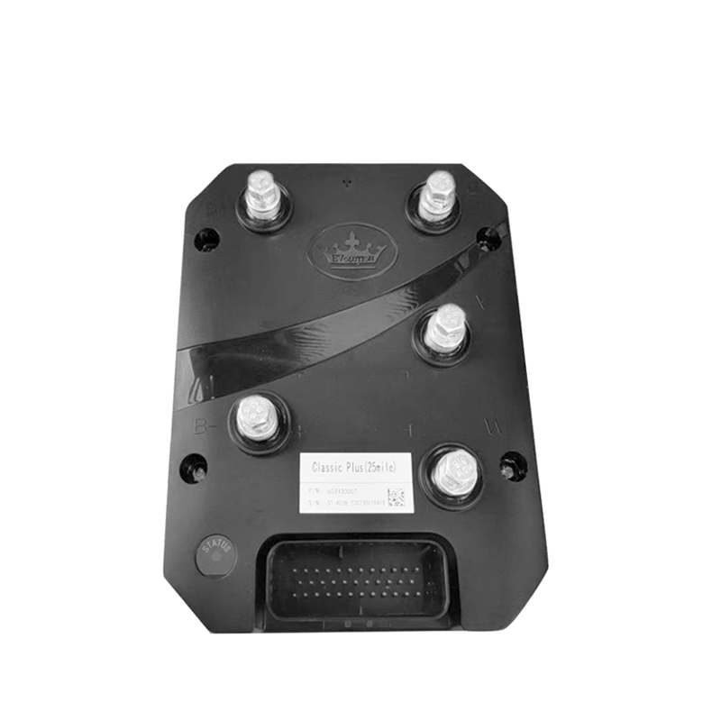 Golf-Cart-Motor-Controller-with-Software-3 48V 400A AC golf cart motor controller EV48-400-C compatible with Evolution Denago STAR EV